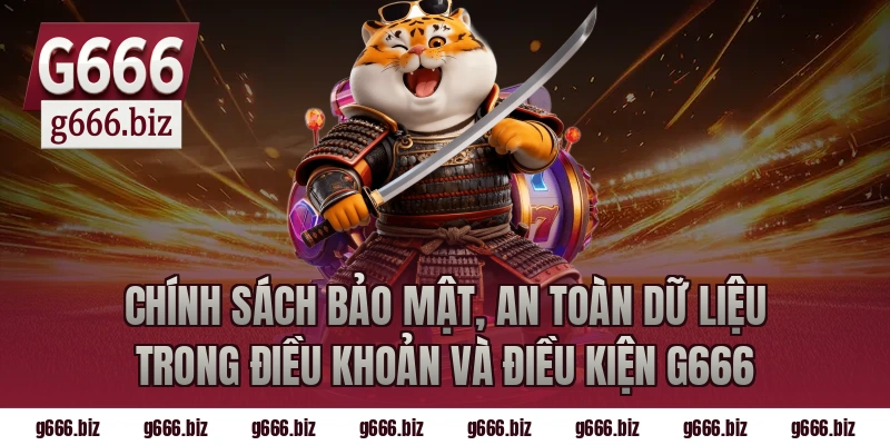 Chính sách bảo mật, an toàn dữ liệu trong điều khoản và điều kiện G666