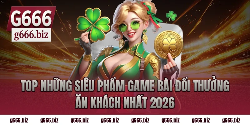 Top Những Siêu Phẩm Game Bài Đổi Thưởng Ăn Khách Nhất 2026